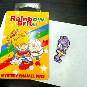 Rainbow Brite Enamel Pin- Shy Violet